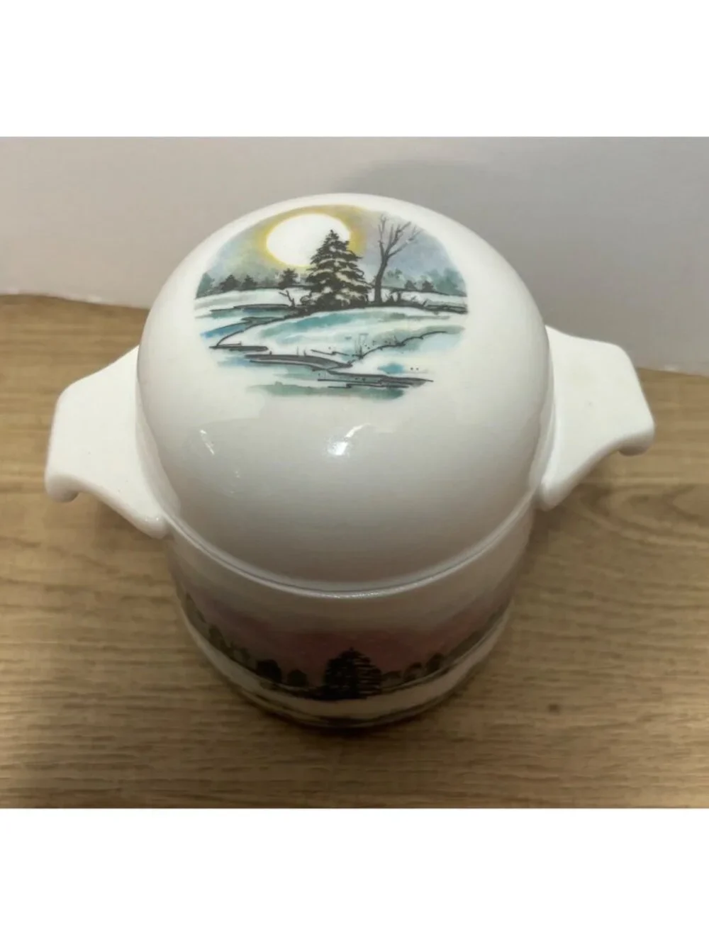 Bone China Candle Made For Shaklee Corporation Made in Taiwan Vintage 1980s